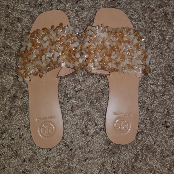 tory burch logan embellished sandal